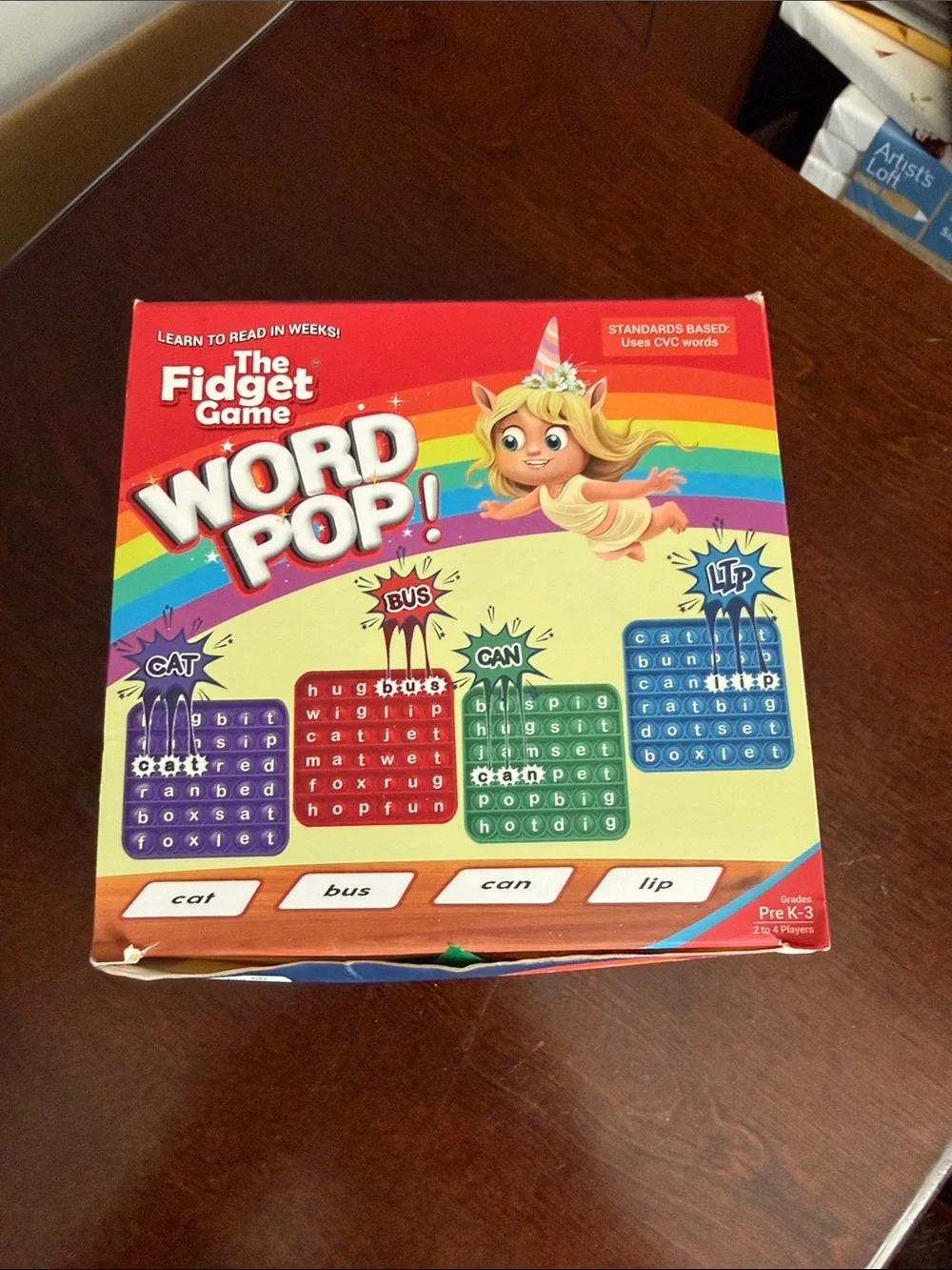 Word Pop! Early Reading Game - Red & Multicolor